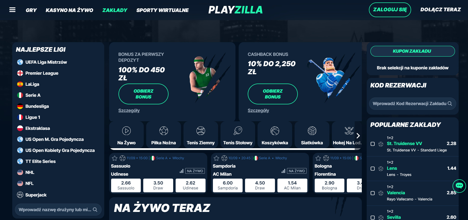 PlayZilla, zakladybukmacherskie.tv