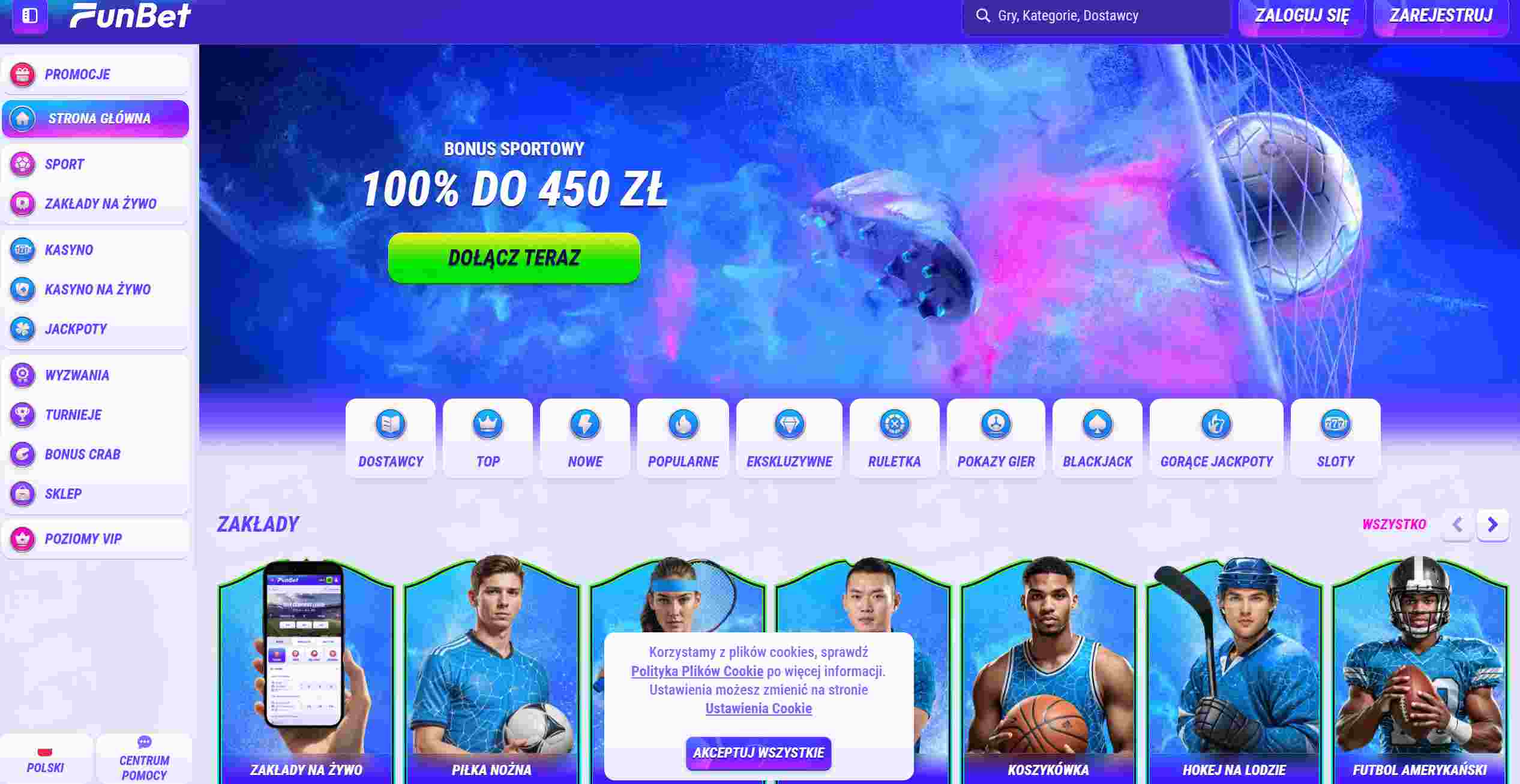 home funbet zakladybukmacherskie