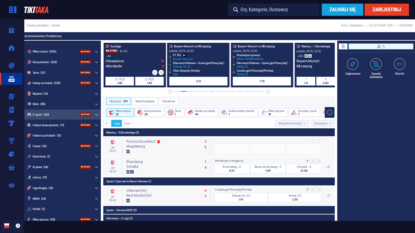 TikiTaka Bookmaker Sport Betting Bonuses Poland, zakladybukmacherskie.tv