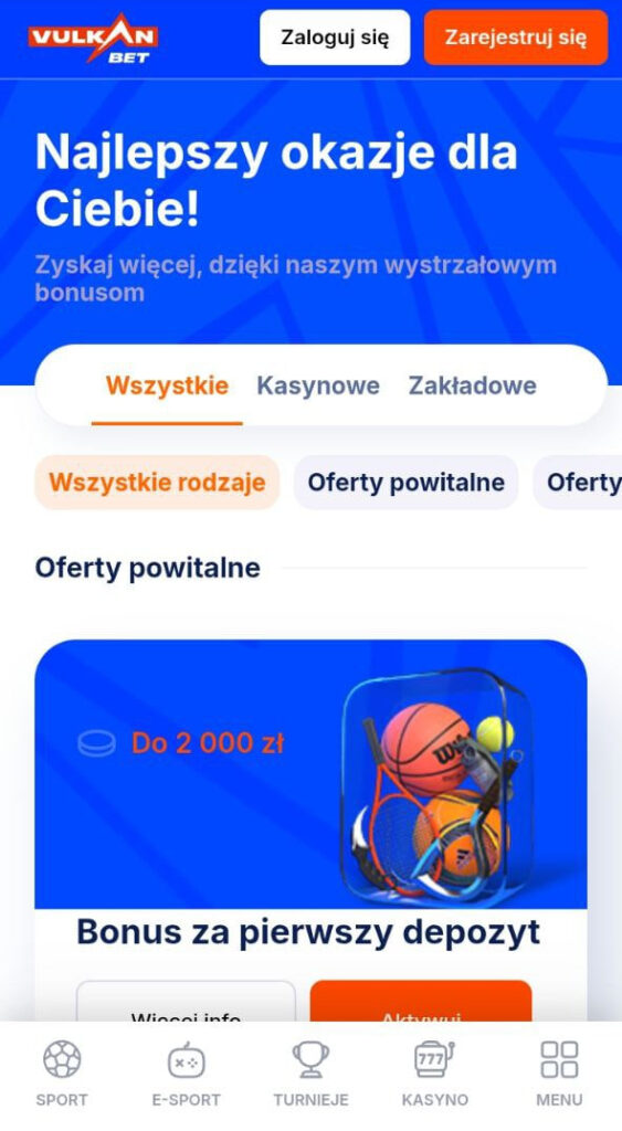 Bonusy VulkanBet