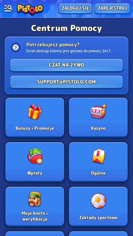 Obsługa klienta w Pistolo