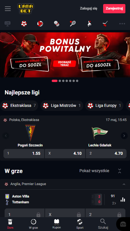 Lamabet nowy bukmacher w Polsce