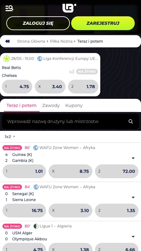 Strona zakładów Lunubet na Klubowe Mistrzostwa Świata FIFA