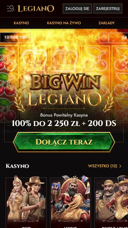 Strona główna Legiano online