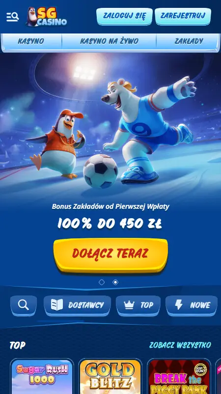 Recenzja SG Casino dla graczy z Polski – wszystko, co warto wiedzieć