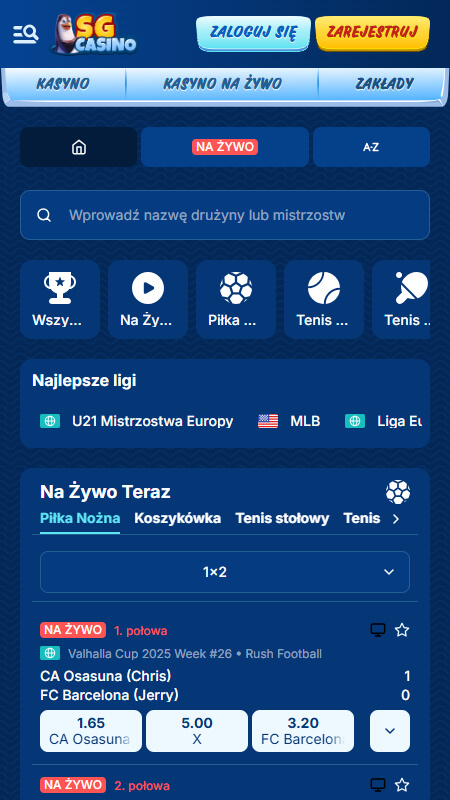 SG Casino Bookmaker sports betting