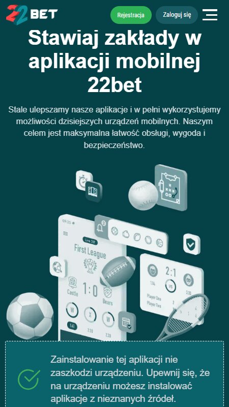22Bet mobile app