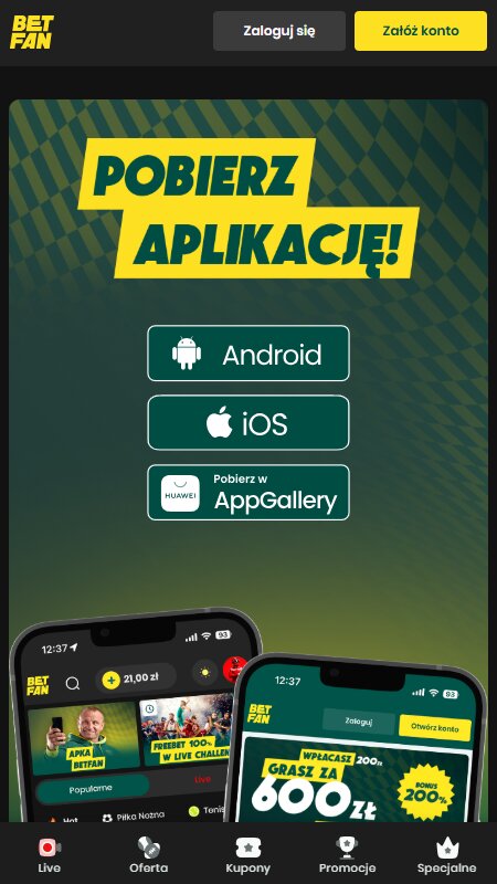 Betfan aplikacja mobilna