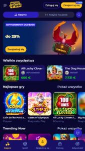 Kasyno Morospin z szeroką gamą gier