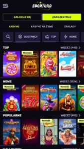 Sportuna Kasyno online w Polsce 