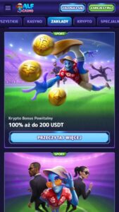 Bonusy i promocje AlfCasino dla zakładów sportowych