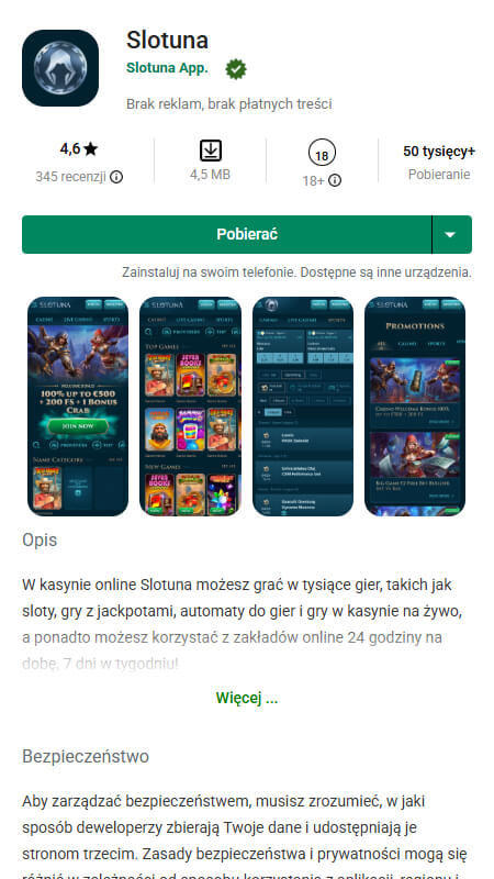 Slotuna app
