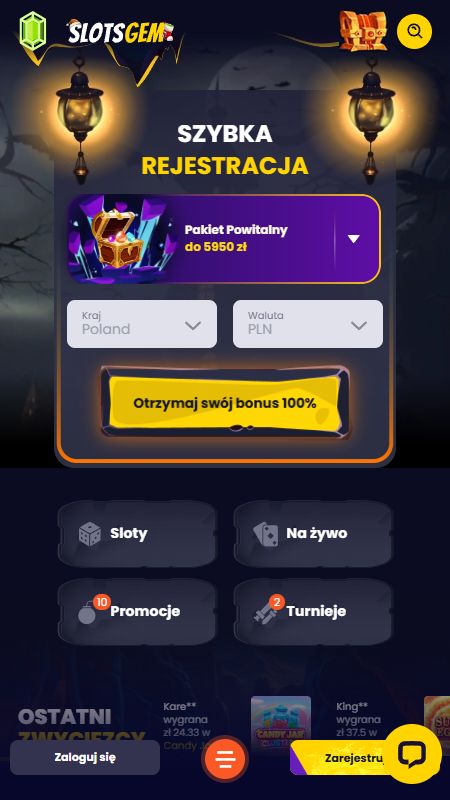 Strona główna SlotsGem online