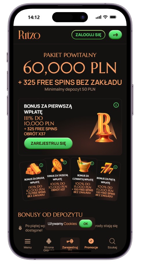 Ritzo bonusy