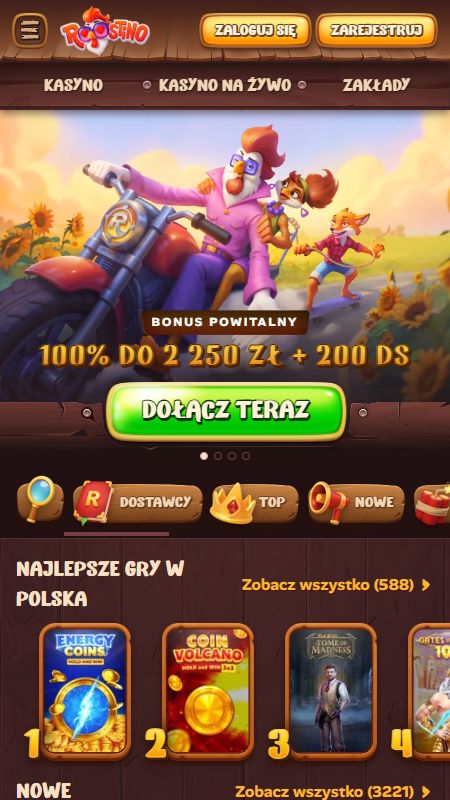 Strona główna Roostino online