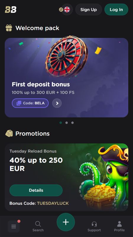 Belabet bonus powitalny i pozostałe promocje dla graczy