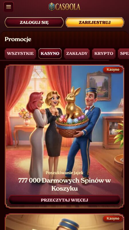 Bonusy i promocje w Casoola
