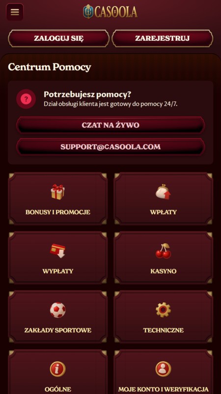 Casoola customer support