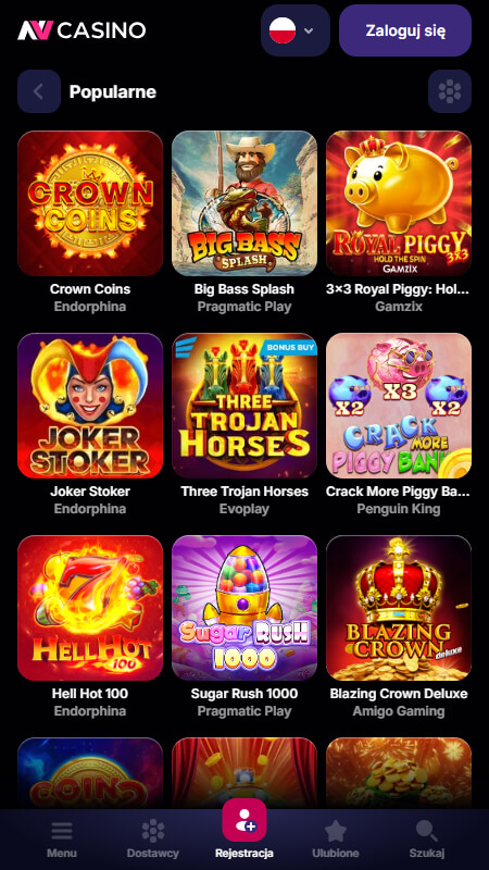 NV Casino Sloty online