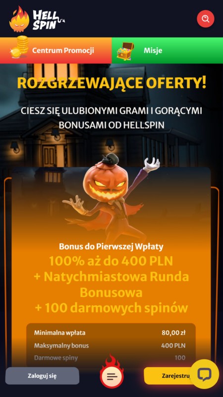 HellSpin Bonusy i Promocje