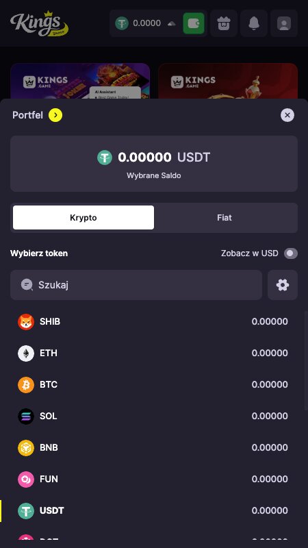 Metody płatności w Kings Game