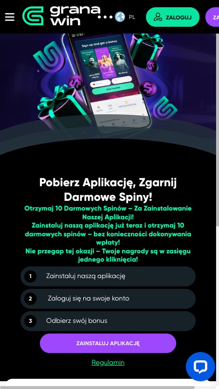 Bonusy i promocje w Granawin