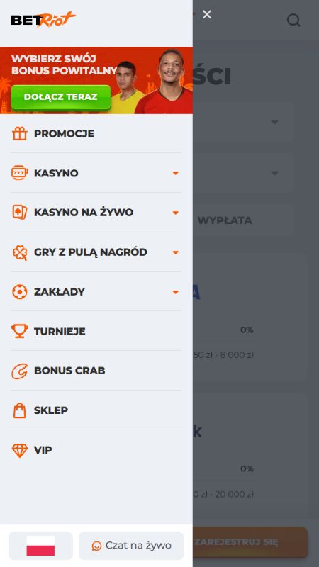 Menu nawigacyjne