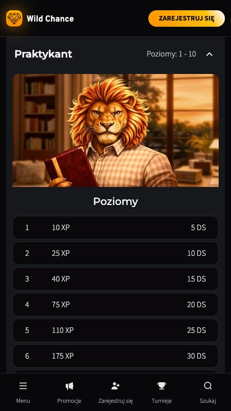 WildChance Program lojalnościowy
