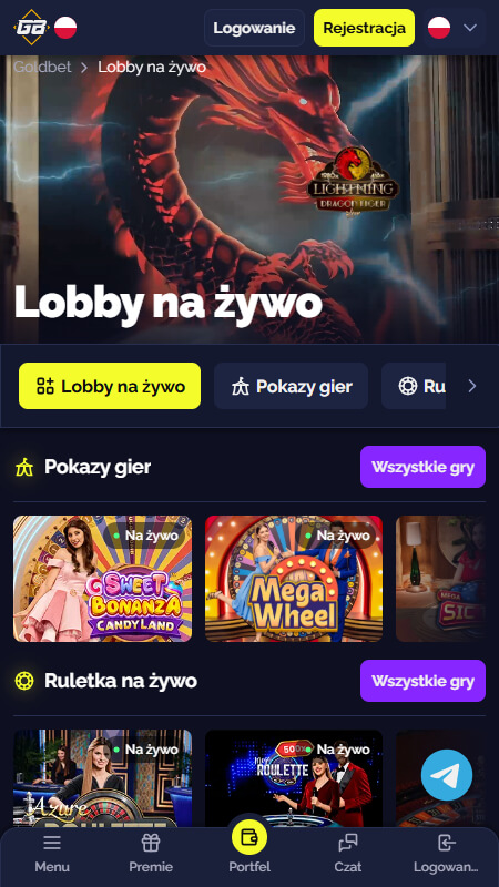 Goldbet Kasyno na żywo