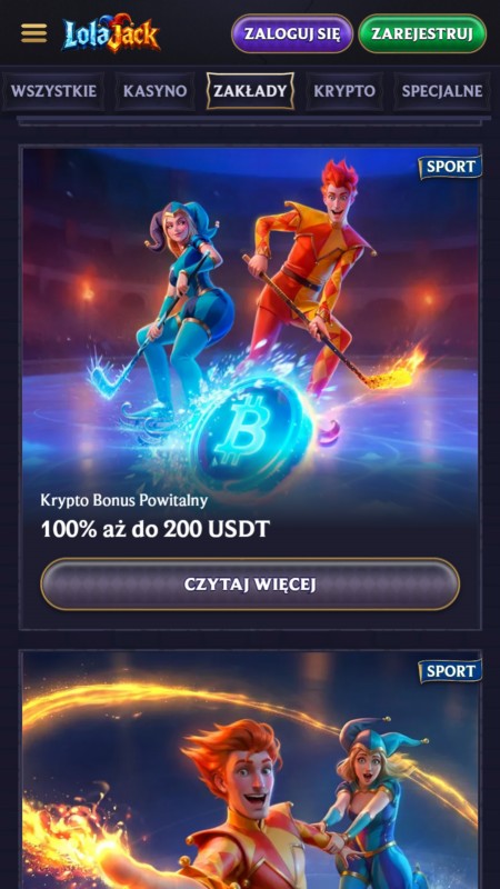 LolaJack Bonusy i Promocje