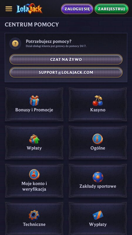 Obsługa klienta w LolaJack