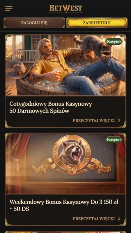 Betwest casino bonuses