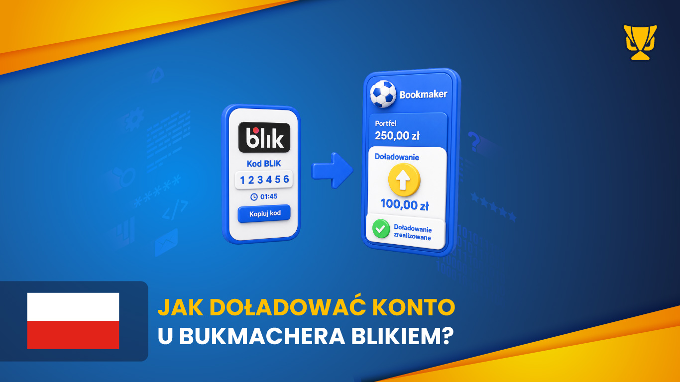 Jak doładować konto u bukmachera BLIKIEM?