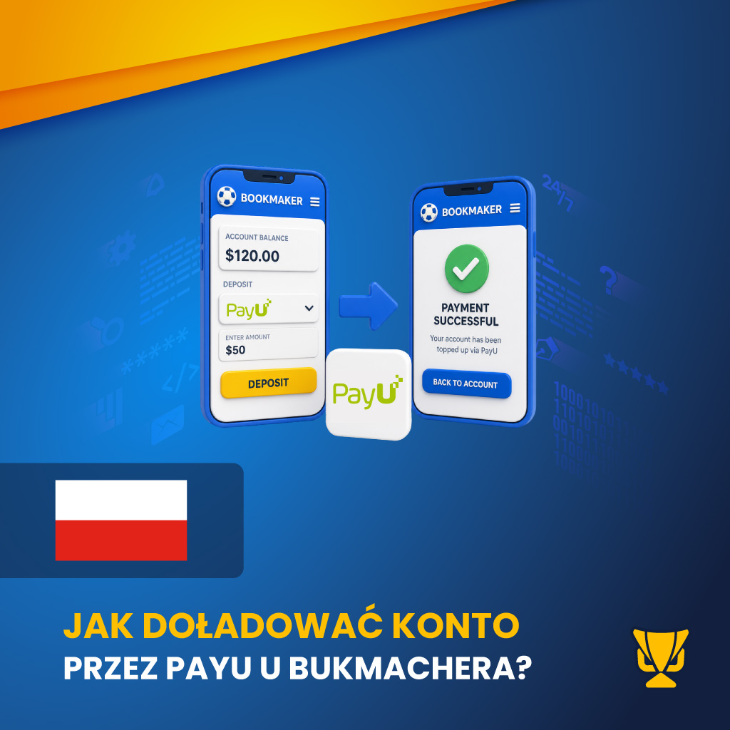 Jak doładować konto przez PayU u bukmachera?