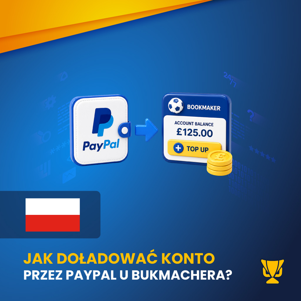 Jak doładować konto przez PayPal u bukmachera?