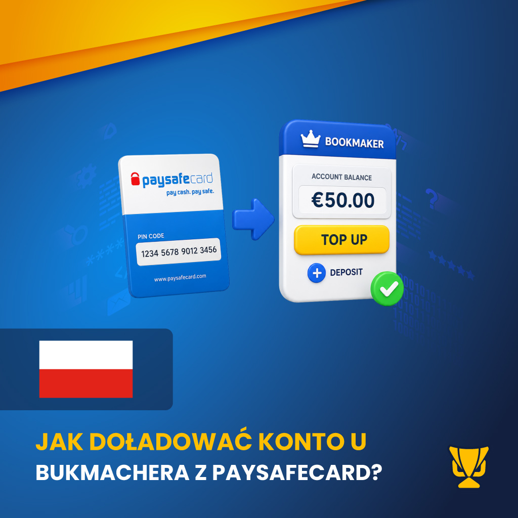 Jak doładować konto u bukmachera z Paysafecard?
