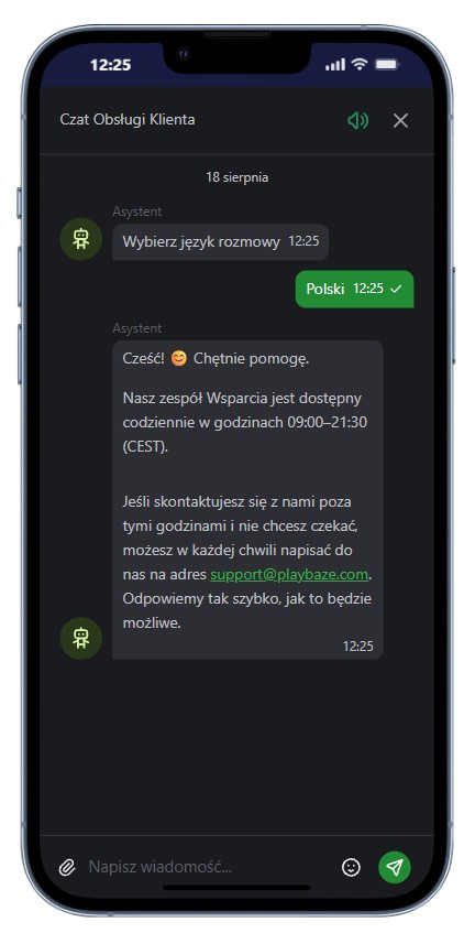 Playbaze kontakt